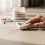 Jak usunąć kredki świecowe z paneli?