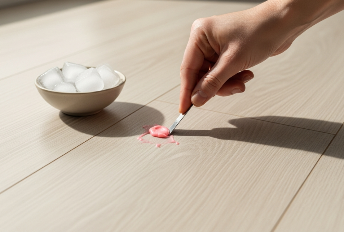 Jak usunąć gumę do żucia z paneli?