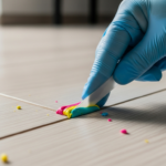 Jak usunąć plastelinę wdeptaną w panele?