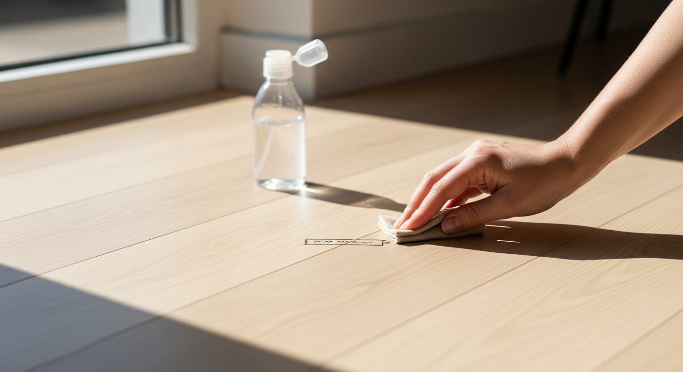 Jak usunąć ślady po długopisie z paneli?