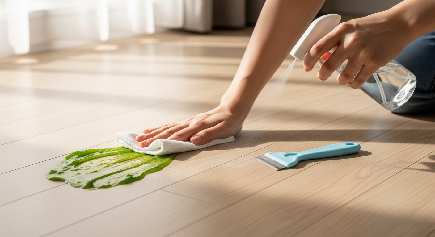 Jak usunąć Slime (glut) z paneli?